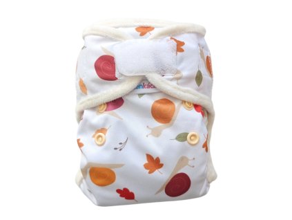 Novorodenecké vrchné nohavičky PUL - Slimák