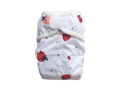 Vrchné nohavičky PUL lemovky - Jahody