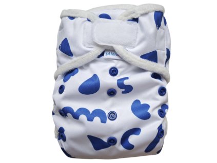 Vrchné nohavičky PUL lemovky  - Modrô - suchý zips