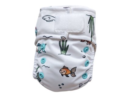 Novorodenecké kapsovky - ultra slim - 2-9 kg - rybky