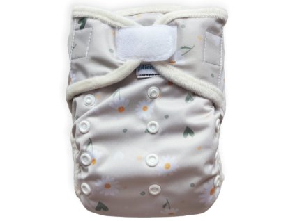 Vrchné nohavičky PUL lemovky - Sedmokrásky - suchý zips