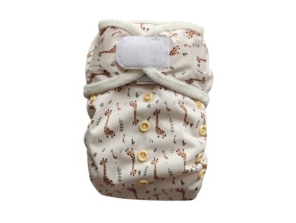 Vrchné nohavičky PUL lemovky - žirafa