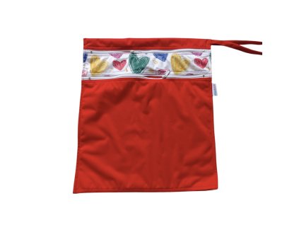 Vrecko dvojkapsové - červené