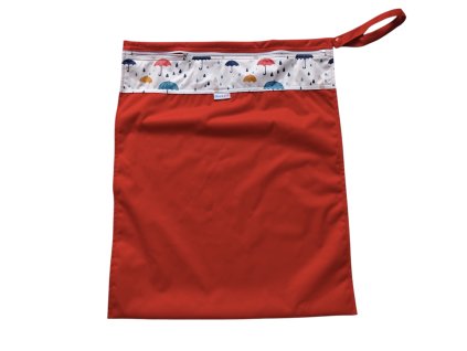 Vrece na skladovanie použitých plienok - červené