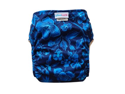 side snap - Modré kvety