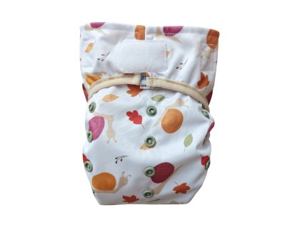 Vrchné nohavičky PUL - s krídielkami - Slimák