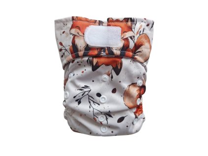 Vrchné nohavičky PUL klasik -  ecru liska