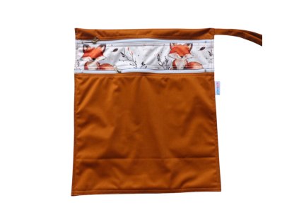 Vrecko dvojkapsové - hnedé dvojvrecká