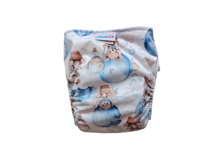 side snap - Macko s balónom