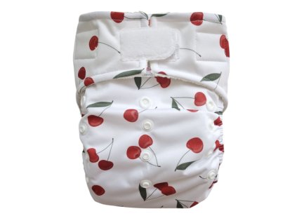 Vrchné nohavičky PUL klasik - Čerešničky