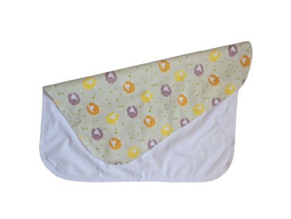 Nepremokavé podložky 60*60 - ovečky, sliepočky