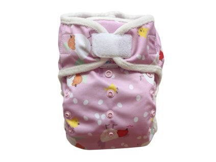 Vrchné nohavičky PUL lemovky - sliepočky