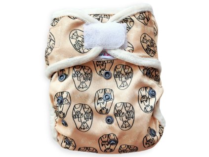 Vrchné nohavičky PUL lemovky - Psík