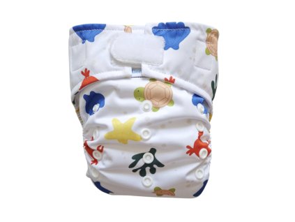 Vrchné nohavičky PUL klasik - Mrs. Krabs