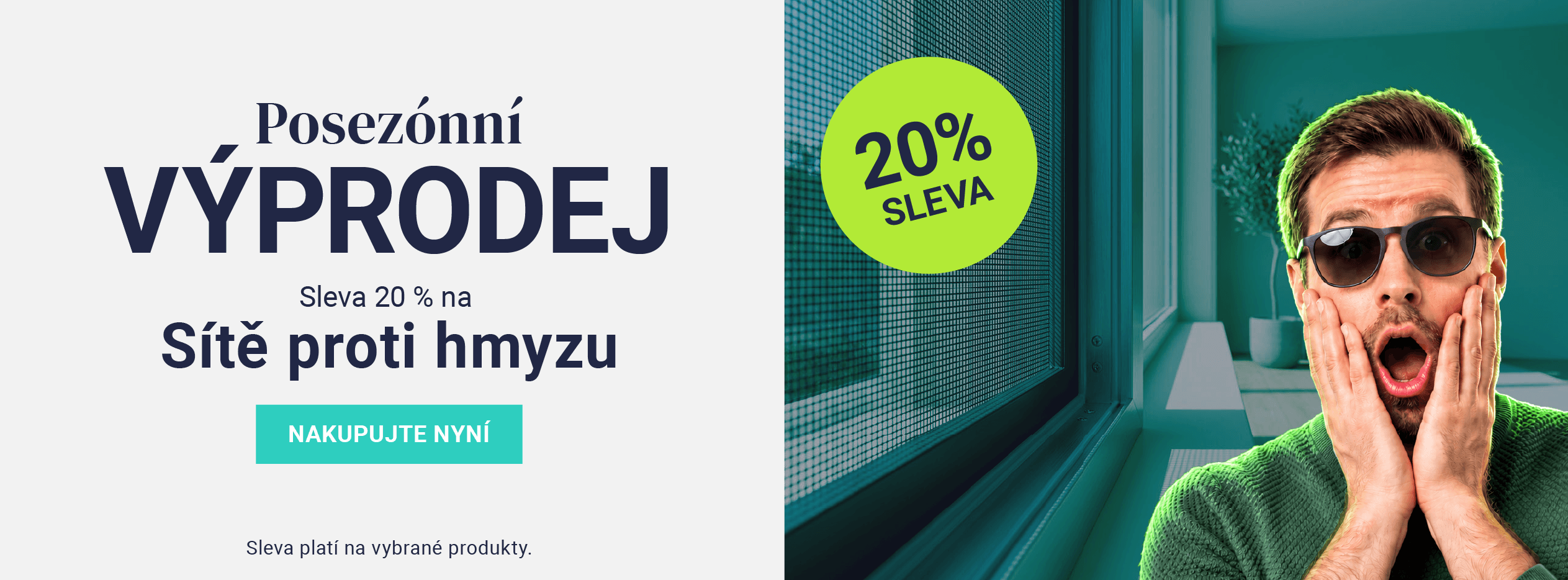 Sleva 20 % na Sítě proti hmyzu