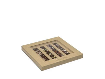 Choco Bonte mini čokolády s ořechy, 4 ks