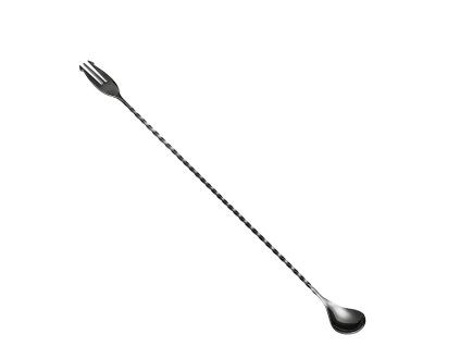 Fuchs barmanská lžička s vidličkou ve tvaru trojzubce 43 cm