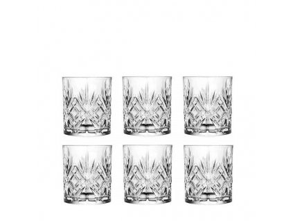 RCR Melodia Sklenice old fashioned 230 ml, 6 ks
