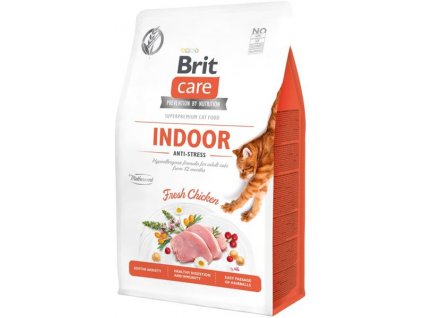 Azyl Gaia Brit Care Cat Grain-Free Indoor Anti-stress 400 g