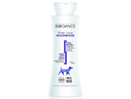 Biogance šampon White snow pro bílou a světlou srst 250 ml