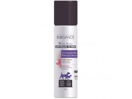 Biogance White spray suchý šampon na bílou srst 300 ml