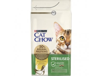 Purina Cat Chow Sterilized kuře 1,5 kg