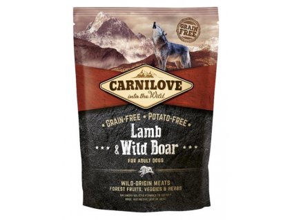 Carnilove Lamb & Wild Boar for adult dog 1,5 kg