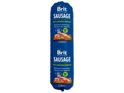 Brit Sausage Chicken & Venison 800 g