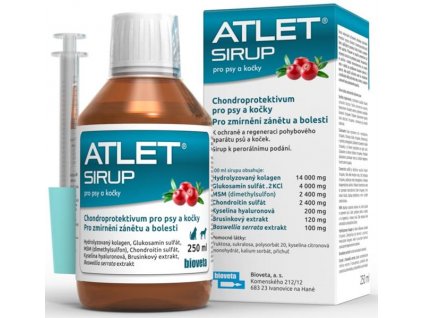 Atlet sirup pro psy a kočky 250 ml