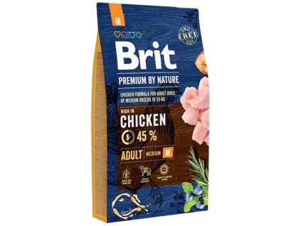 Brit Premium by Nature Adult M 8 kg