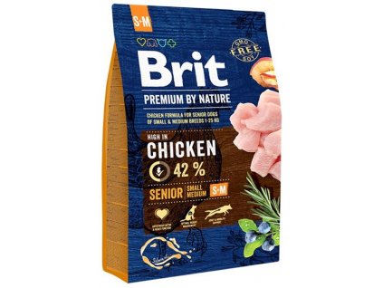 Brit Premium by Nature Senior S + M 3 kg