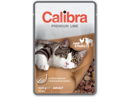 Calibra Cat kapsička Premium Adult Lamb & Poultry 100 g