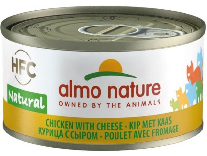 Almo Nature Natural kuře se sýrem 70 g