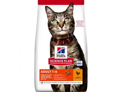 Hill's Science Plan Feline Adult Chicken Dry 10 kg