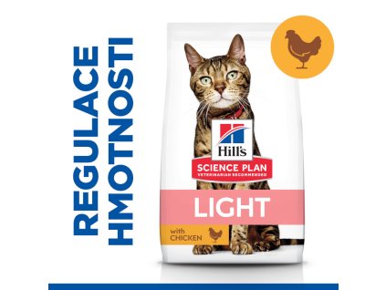 Hill's Science Plan Feline Adult Light Chicken Dry 10 kg