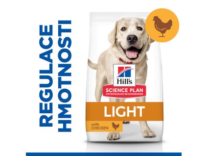 Hill's Science Plan Canine Adult Light Large Breed Chicken Dry 18 kg