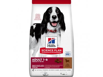 Hill's Science Plan Canine Adult Medium Lamb & Rice Dry 18 kg
