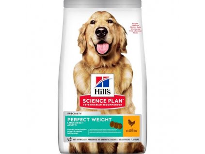 Hill's Science Plan Canine Adult Perfect Weight Large Breed Chicken Dry 12 kg