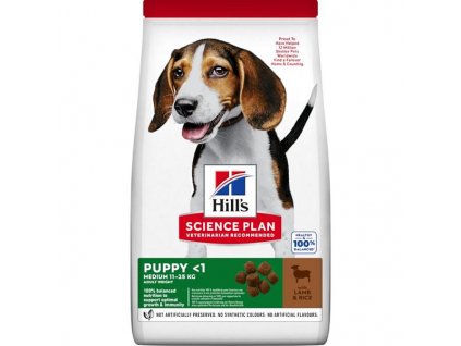 Hill's Science Plan Canine Puppy Medium Lamb & Rice 14,5 kg