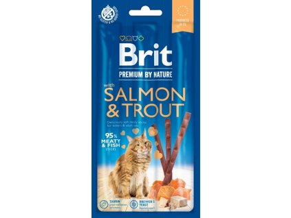 Brit Premium by Nature Cat Sticks with Salmon & Trout 15 g