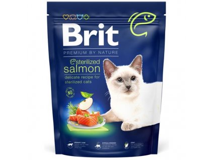 Brit Premium by Nature Cat Sterilized Salmon 300 g