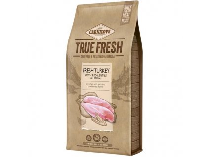 Carnilove True Fresh Fresh Turkey with Red Lentils and Lemna 11,4 kg