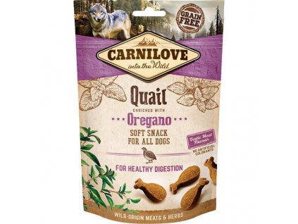 Carnilove Dog Semi Moist Snack Quail enriched with Oregano 200 g