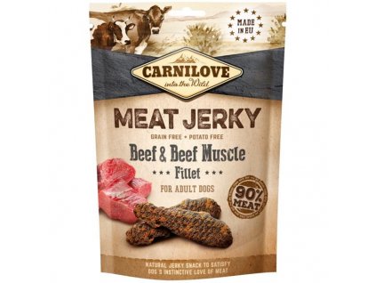 Carnilove Dog Jerky Beef with Beef Muscle Fillet 100 g