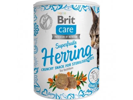 Brit Care Cat Snack Superfruits Herring 100 g