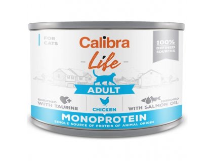 Calibra Cat Life konzerva Adult Chicken 200 g