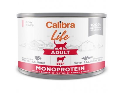 Calibra Cat Life konzerva Adult Beef 200 g