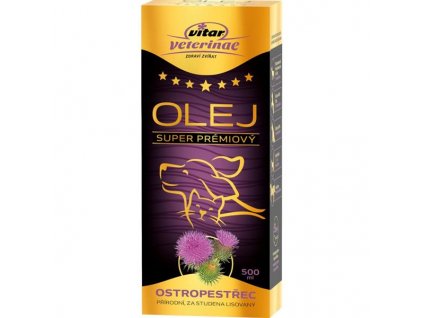 Vitar veterinae ostropestřec olej 500 ml