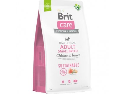 Brit Care Dog Sustainable Adult Small Breed Chicken & Insect 7 kg