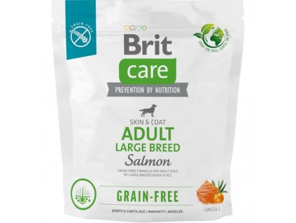 Brit Care Dog Grain-free Adult Large Breed Salmon 1 kg